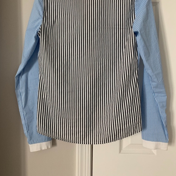 Bailey44 Tie Front Poplin Blouse - Picture 2 of 3